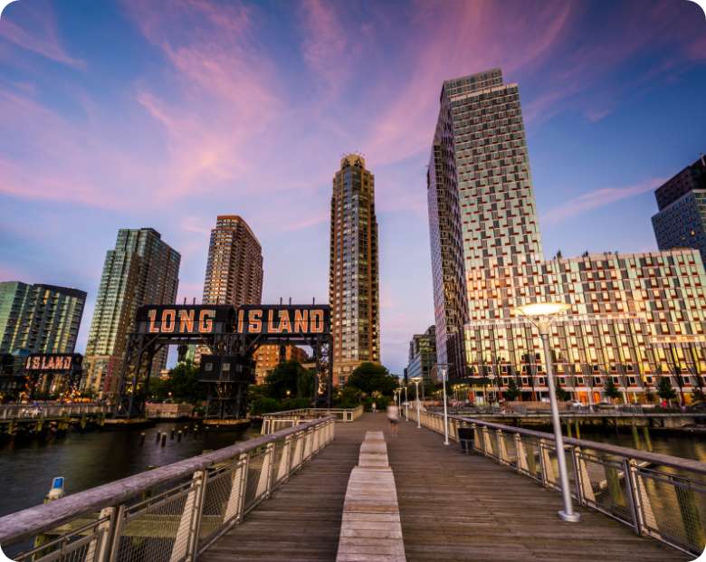 Located in the Long Island City, New York